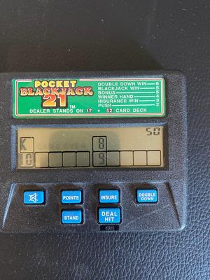 HANDHELD VIDEO POKER AND HORSE RACING
