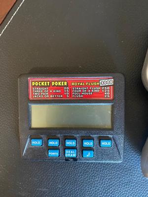 HANDHELD VIDEO POKER AND HORSE RACING