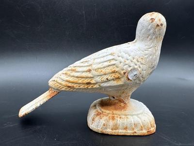 Vintage Cast Iron Dove Doorstop/Bookend
