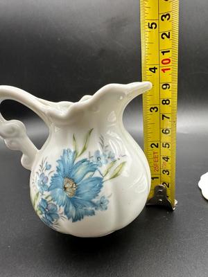 Vintage Inarco Cornflower Pitcher and Basin