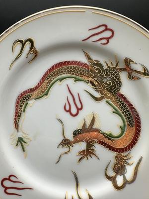 MF Japan Dragon Dessert Plates (2)