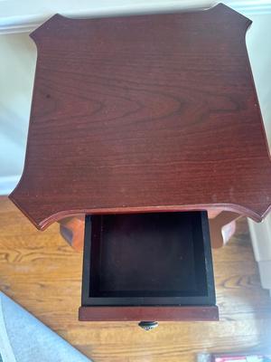BOMBAY Co. Pedestal Stand with Drawer