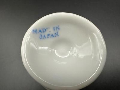 Japan Hand Painted Porcelain Demitasse Cup & Saucer Set