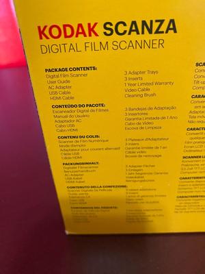 BRAND NEW IN BOX KODAK SCANZA DIGITAL FILM SCANNER AND SO MUCH MORE!