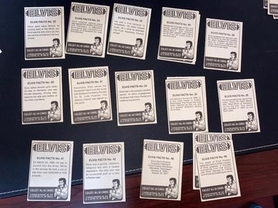 ELVIS PRESLEY TRADING CARDS, POCKET KNIFE, TV GUIDE, NOVELS AND MORE