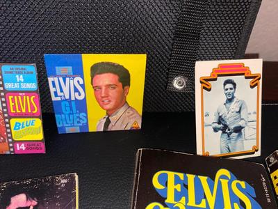 ELVIS PRESLEY TRADING CARDS, POCKET KNIFE, TV GUIDE, NOVELS AND MORE