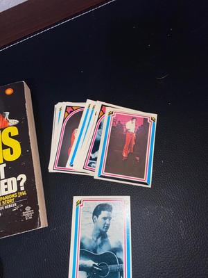 ELVIS PRESLEY TRADING CARDS, POCKET KNIFE, TV GUIDE, NOVELS AND MORE