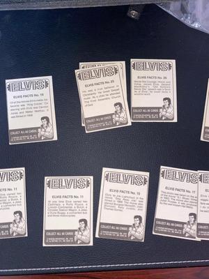 ELVIS PRESLEY TRADING CARDS, POCKET KNIFE, TV GUIDE, NOVELS AND MORE