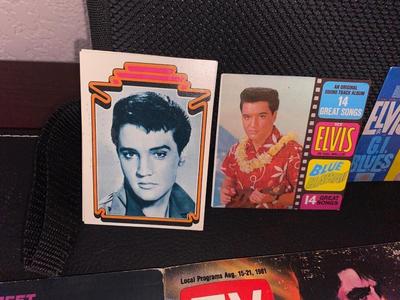 ELVIS PRESLEY TRADING CARDS, POCKET KNIFE, TV GUIDE, NOVELS AND MORE