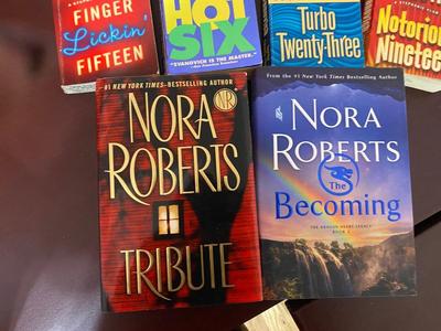 JANET EVANOVICH AND NORA ROBERTS NOVELS