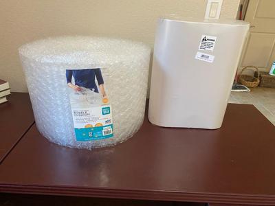 NEW PACKING! 100sq ft of BUBBLE WRAP AND 20lbs/640pc of PACKING PAPER