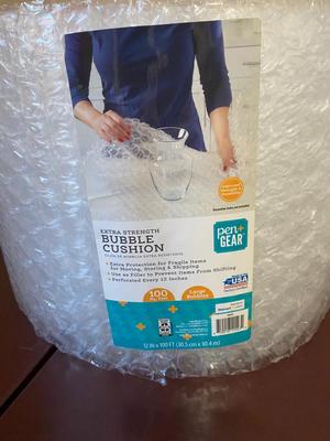 NEW PACKING! 100sq ft of BUBBLE WRAP AND 20lbs/640pc of PACKING PAPER
