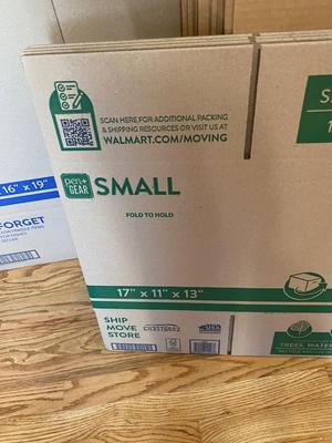 NEW MOVING BOXES! 15 Medium, 4 Small, 1 Large & SHRINK WRAP