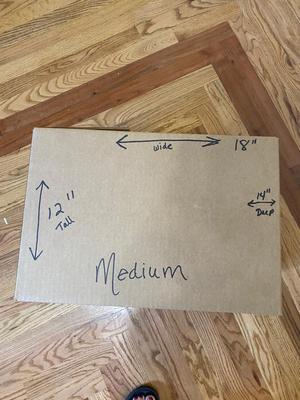 NEW MOVING BOXES! 15 Medium, 4 Small, 1 Large & SHRINK WRAP