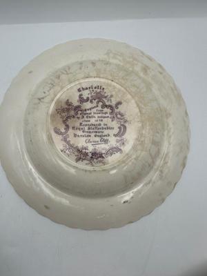 Charlotte Clarice Cliff Lavender Soup Bowls Royal Staffordshire