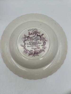 Charlotte Clarice Cliff Lavender Soup Bowls Royal Staffordshire