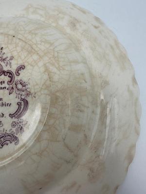 Charlotte Clarice Cliff Lavender Soup Bowls Royal Staffordshire