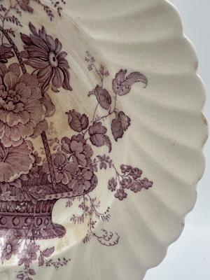 Charlotte Clarice Cliff Lavender Soup Bowls Royal Staffordshire