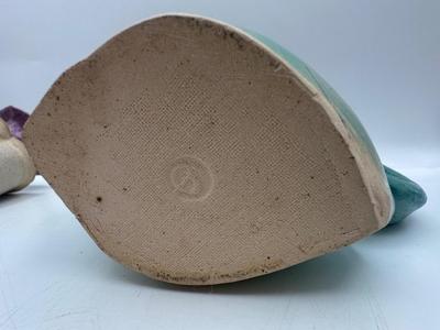 Handmade Ceramic Teapot, Stamped