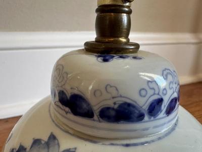 Chinese Blue and White Ginger Jar Mini Lamp