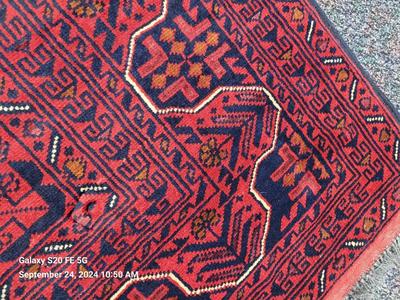 Turkmen Red Persian Wool Rug