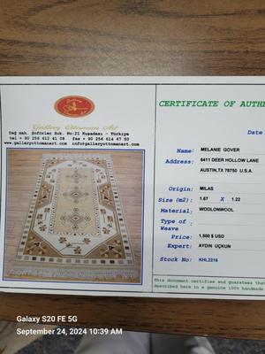Milas Wool Persian Rug