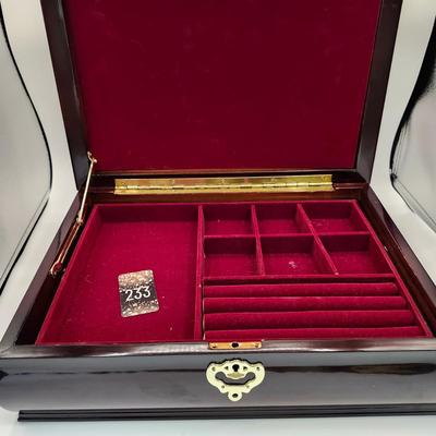 Jewelry Treasure Box with brass handles