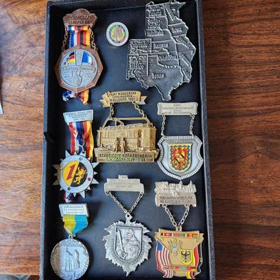 Vintage German Hiking Medal Collection - Wandertag
