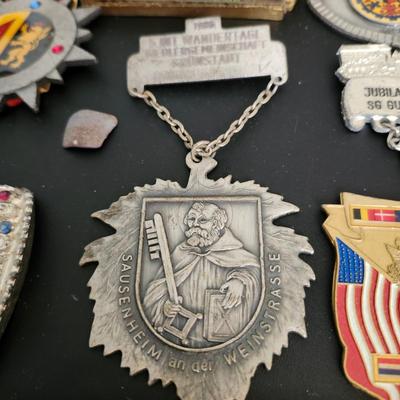 Vintage German Hiking Medal Collection - Wandertag