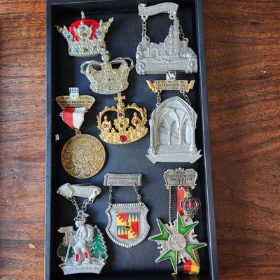 Vintage German Hiking Medal Collection - Wandertag
