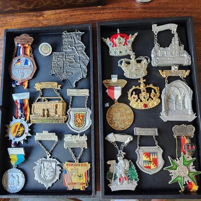 Vintage German Hiking Medal Collection - Wandertag