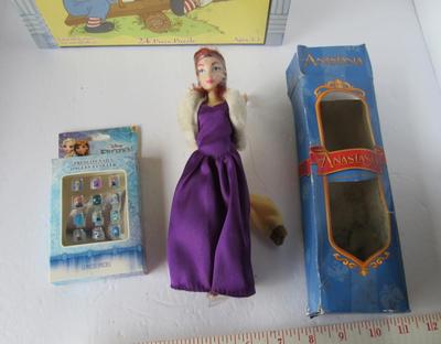 Unopened Raggedy Ann/Andy Puzzle, Doll, Kid's Press On Nail Covers