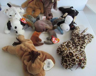 7 Older Beanie Babies