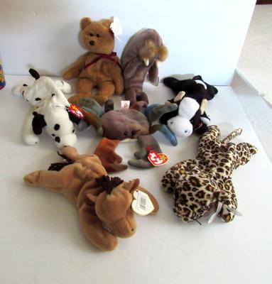 7 Older Beanie Babies