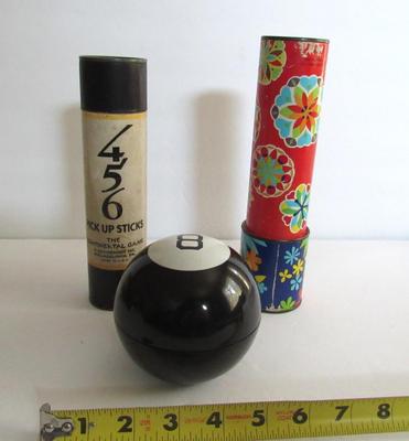 Older Kid's Toys: Magic 8 Ball, Pick Up Sticks, Kalidescope