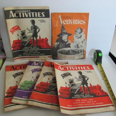 Kid's Vintage Activities Magazines