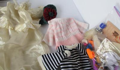 Large Lot Vintage Doll Clothes, Some Barbie