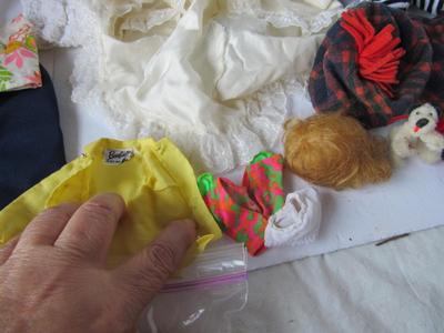 Large Lot Vintage Doll Clothes, Some Barbie