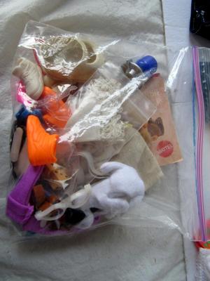 Large Lot Vintage Doll Clothes, Some Barbie