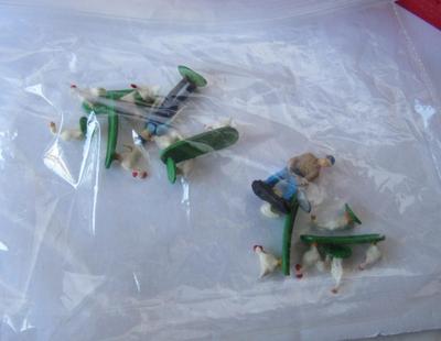 Nice Older Hard Plastic Ertl Farm Set