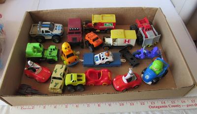 Lot of Older Toy Vehicles