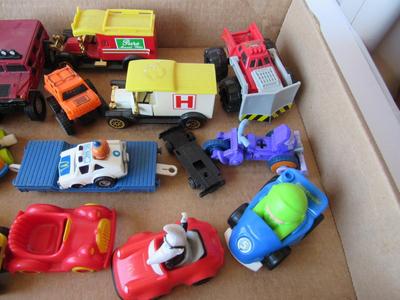 Lot of Older Toy Vehicles