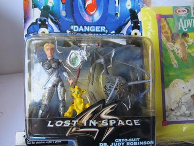 Older Lost In Space Action Toy and A&W Playtown Adventure Story Set