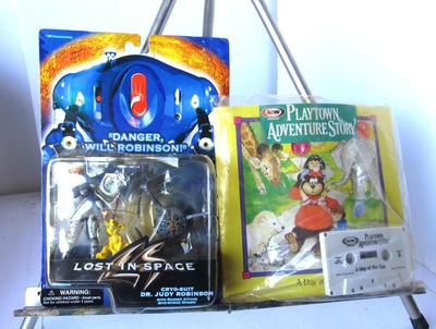 Older Lost In Space Action Toy and A&W Playtown Adventure Story Set