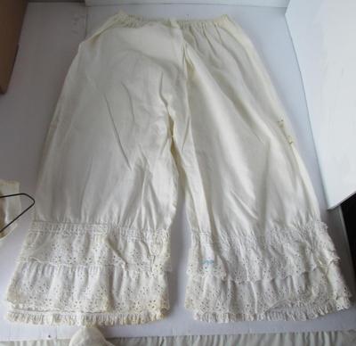 Antique Underclothes Lot: Slip, Bloomers, Long Undershirt