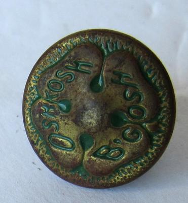 Vintage Advertising Pins: Oshkosh b'Gosh and Mason Shoes/Tokens: Oshkosh School Bus, Democrats
