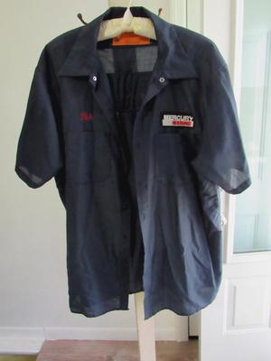 3 Vintage Mercury Marine Work Shirts