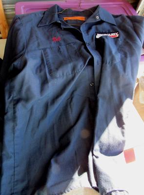 3 Vintage Mercury Marine Work Shirts