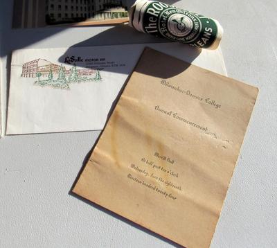 Lot of Vintage Travel Ephemra: Hotel Menus, Stickers, Postcards, Etc