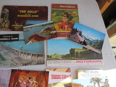 Misc Travel Booklets and Postcard Lot